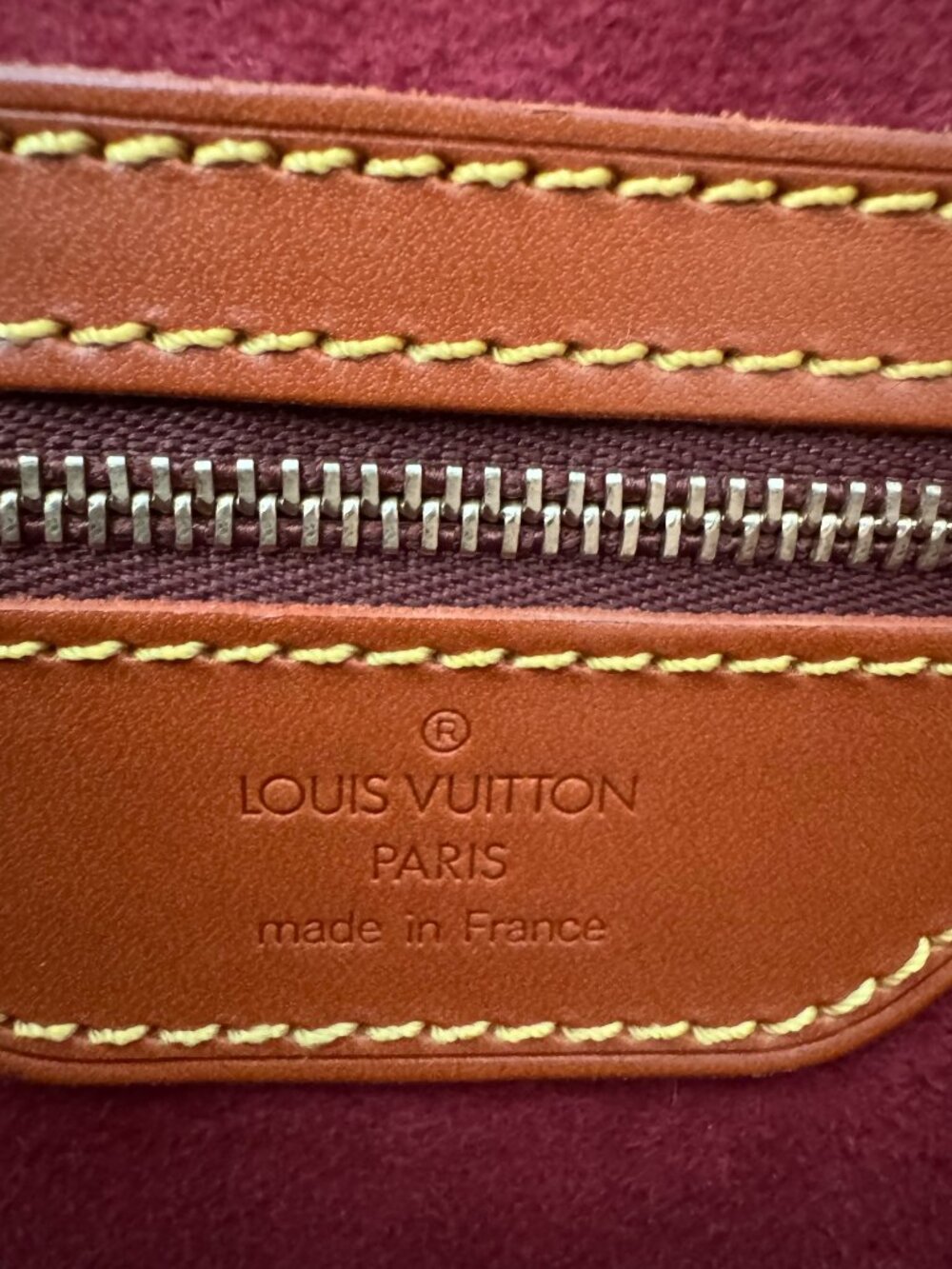 Louis Vuitton "Nubie" Weekender Bag in Natural Leather - Picture 7 of 16